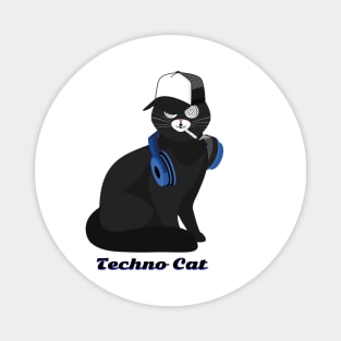 Techno Cat - Catsondrugs.com - Techno Party Ibiza Rave Dance Underground Festival Spring Break  Berlin Good Vibes Trance Dance technofashion technomusic housemusic Magnet